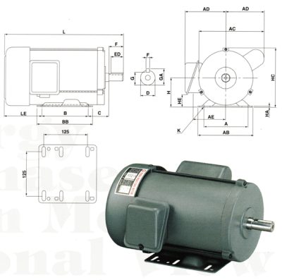 Low-Energy Single-Phase Induction Motor 2